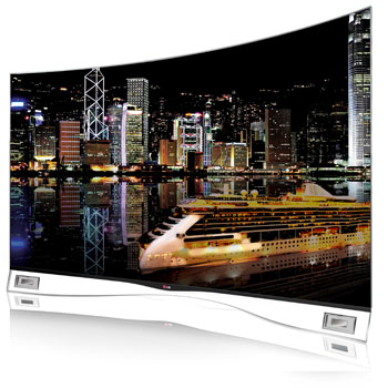 LG introduces world's first curved OLED television